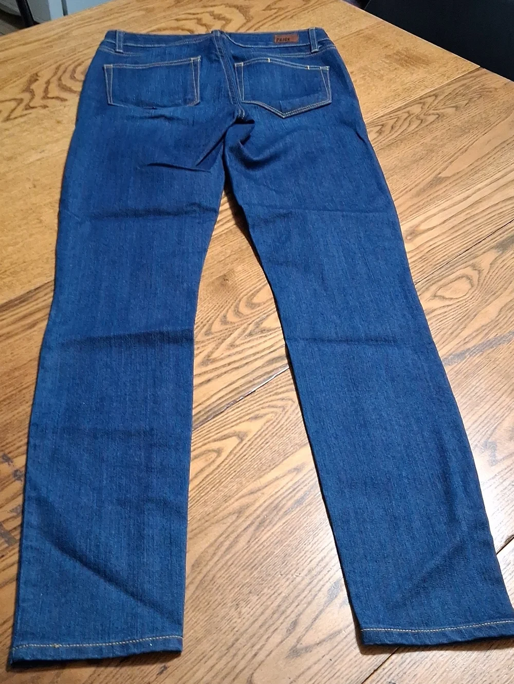 Paige Jeans Women 28 Blue Skinny Denim Used Pants - Picture 5 of 5